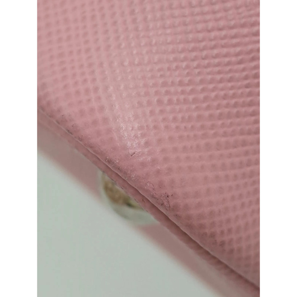 Prada Saffiano Cuir Double Handle 2way Tote pink Pesco - Picture 6 of 9